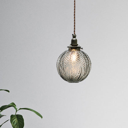 Lampe Suspendue Vintage Sphérique | Élégance Classique pour Votre Intérieur