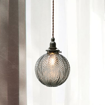 Lampe Suspendue Vintage Sphérique | Élégance Classique pour Votre Intérieur