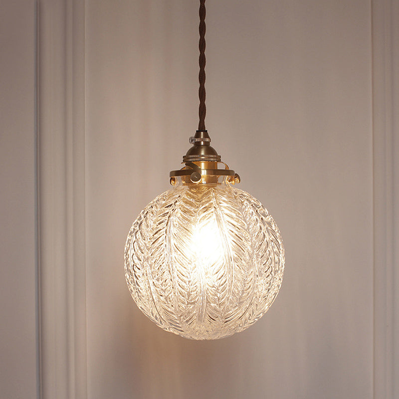 Lampe Suspendue Vintage Sphérique | Élégance Classique pour Votre Intérieur