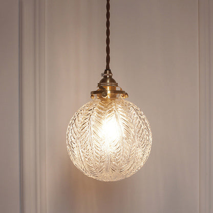 Lampe Suspendue Vintage Sphérique | Élégance Classique pour Votre Intérieur