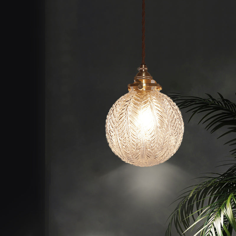 Lampe Suspendue Vintage Sphérique | Élégance Classique pour Votre Intérieur