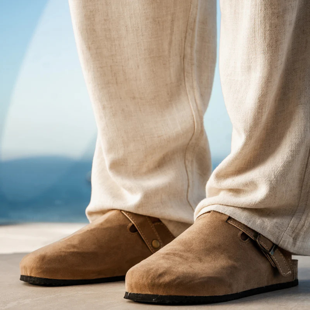 Sabots en daim Old Money