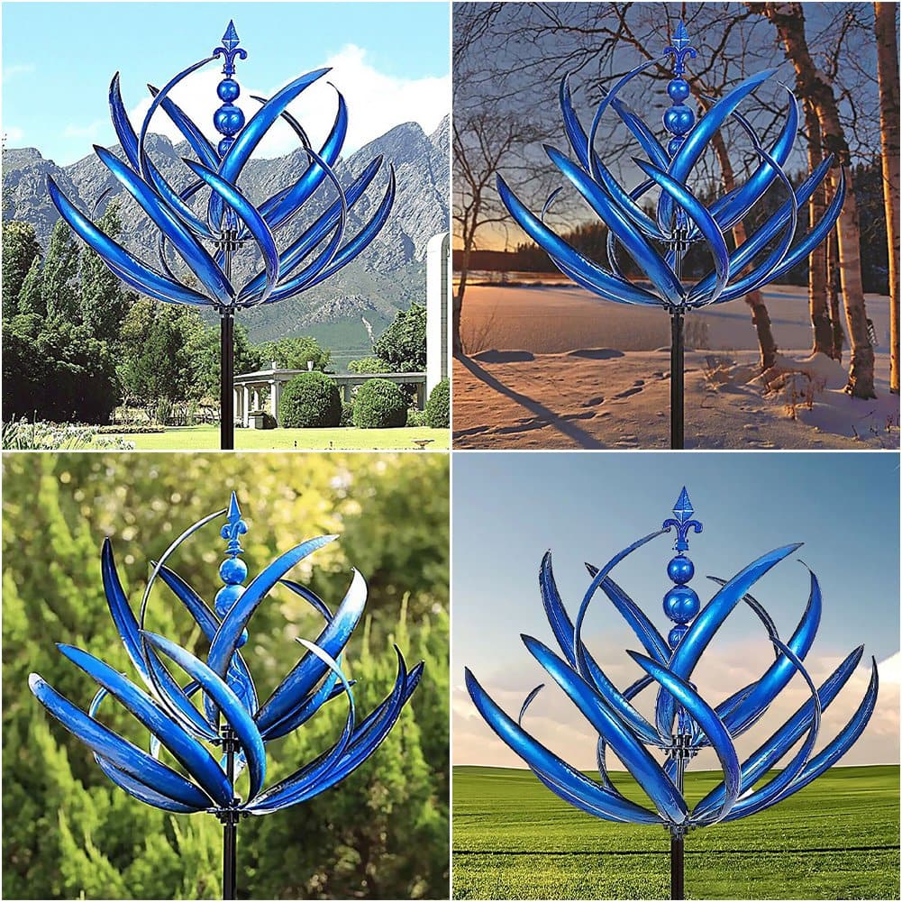 Moulin à Vent Décoratif pour Jardin | Design Élégant et Résistant aux Intempéries