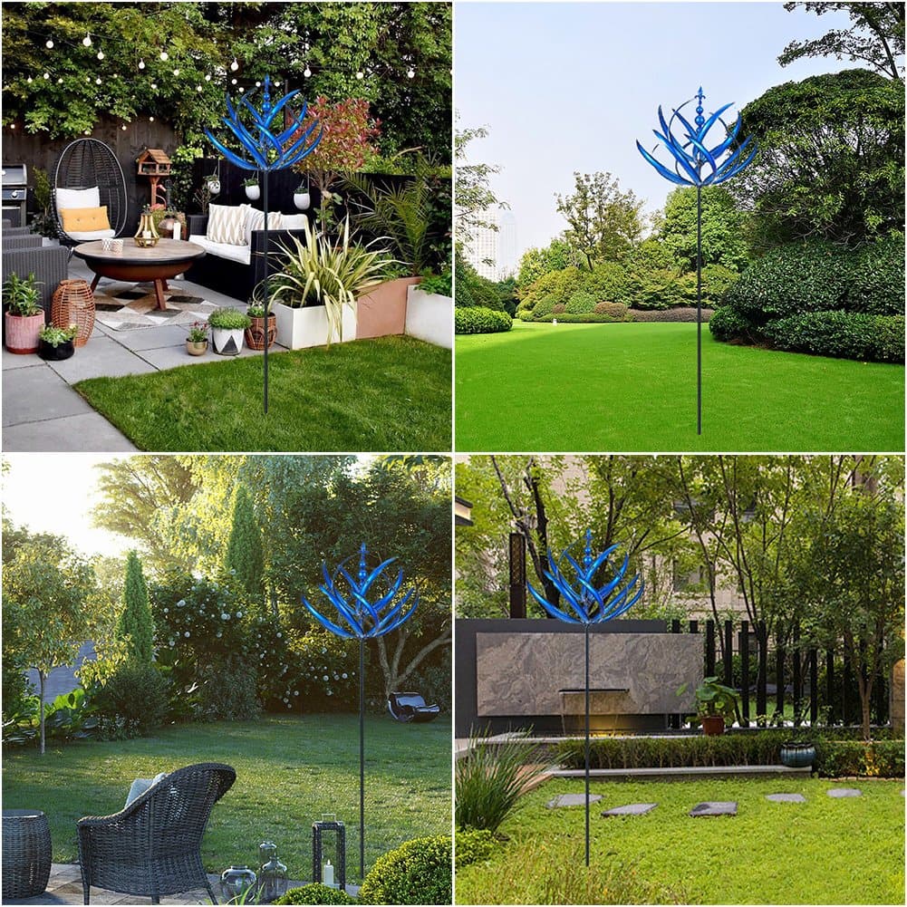 Moulin à Vent Décoratif pour Jardin | Design Élégant et Résistant aux Intempéries