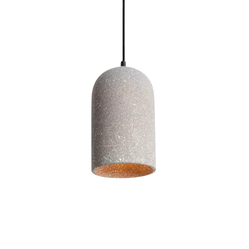 Lampe Suspendue en Béton Design | Élégance Industrielle et Cordon Réglable