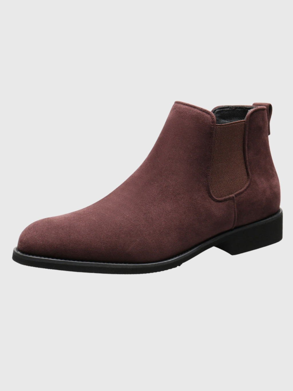 Helvia - Bottines Chelsea rétro en daim pour hommes de style britannique