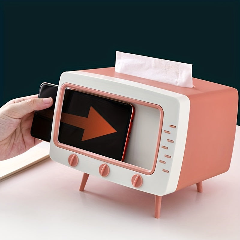Support de Boîte à Mouchoirs Rétro | Accessoire Multifonctionnel pour Maison et Bureau