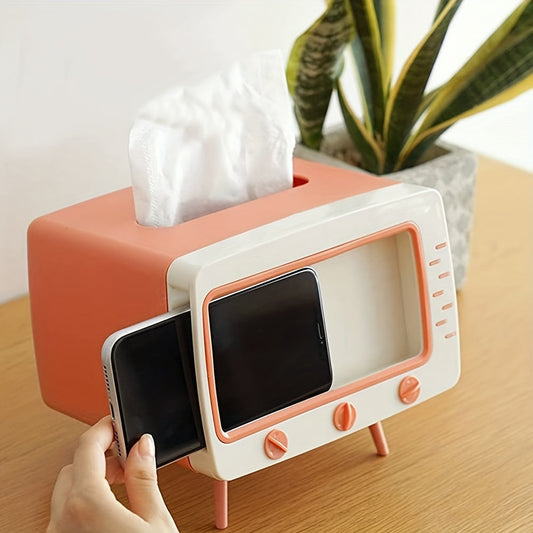 Support de Boîte à Mouchoirs Rétro | Accessoire Multifonctionnel pour Maison et Bureau