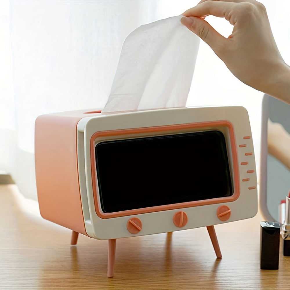 Support de Boîte à Mouchoirs Rétro | Accessoire Multifonctionnel pour Maison et Bureau
