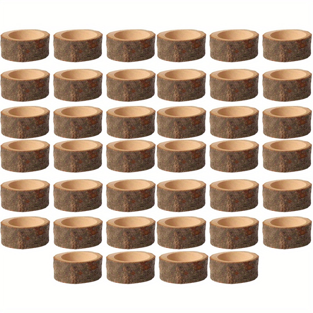 Porte-Teintes en Bois Naturel | Ambiance Chaleureuse pour Événements