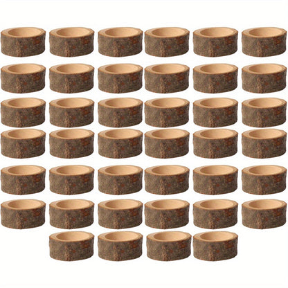 Porte-Teintes en Bois Naturel | Ambiance Chaleureuse pour Événements