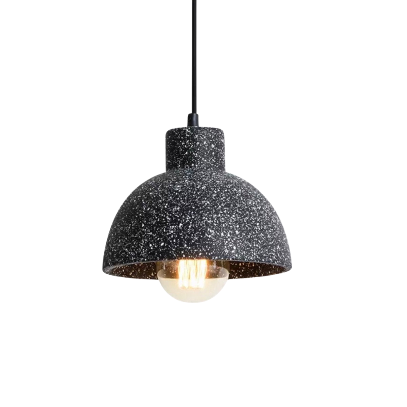 Lampe Suspendue en Béton Design | Élégance Industrielle et Cordon Réglable