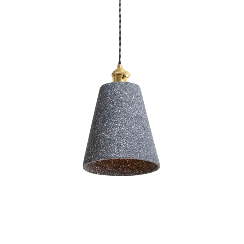 Lampe Suspendue en Béton Design | Élégance Industrielle et Cordon Réglable