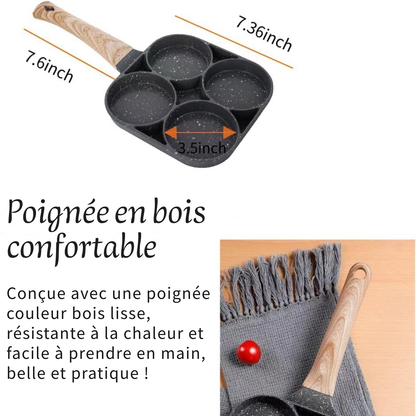 Poêle multifonction OmeletMaster – Des petits-déjeuners rapides et variés