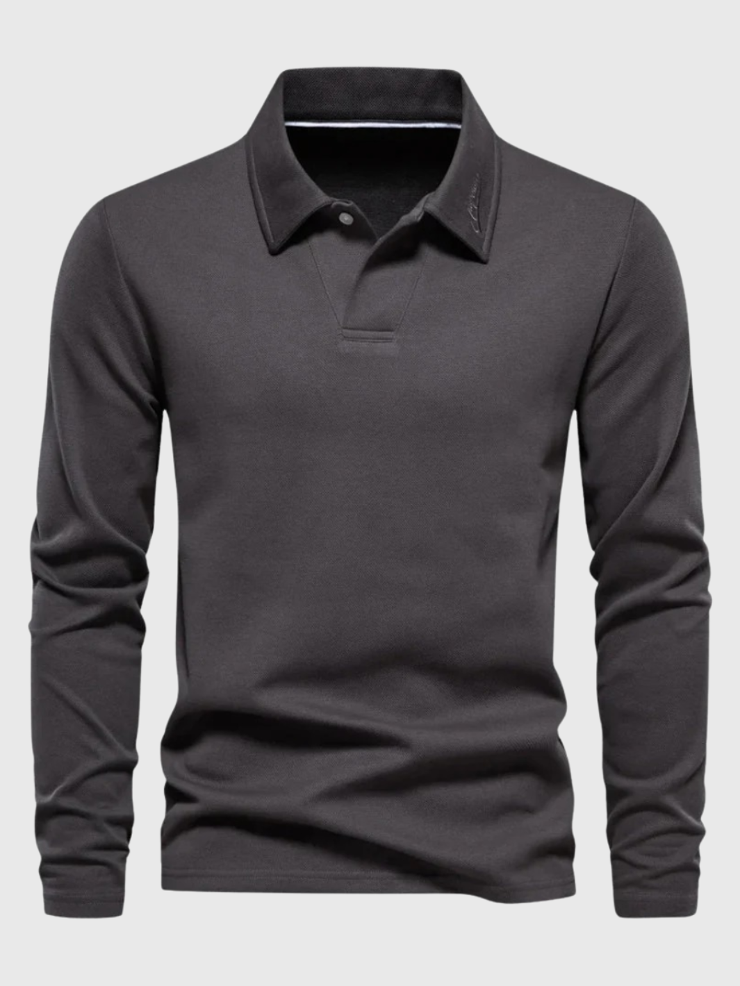 Helvia - Polo Homme Manches Longues – Essentiel Chic et Moderne
