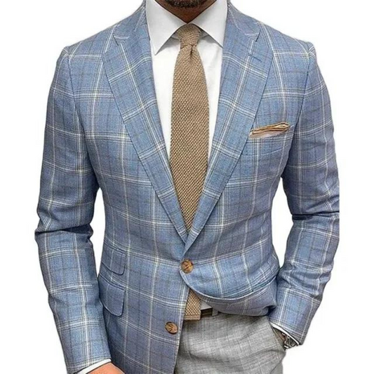 Veste Réversible à Rayures Bleues | Confort Élégant et Polyvalent