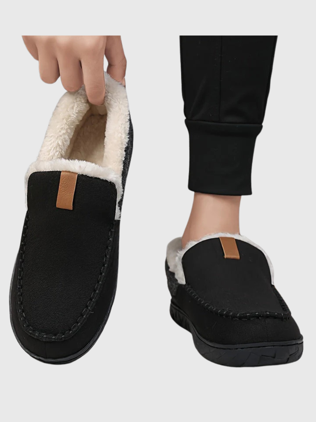 HELVIA – Chaussons chauds homme