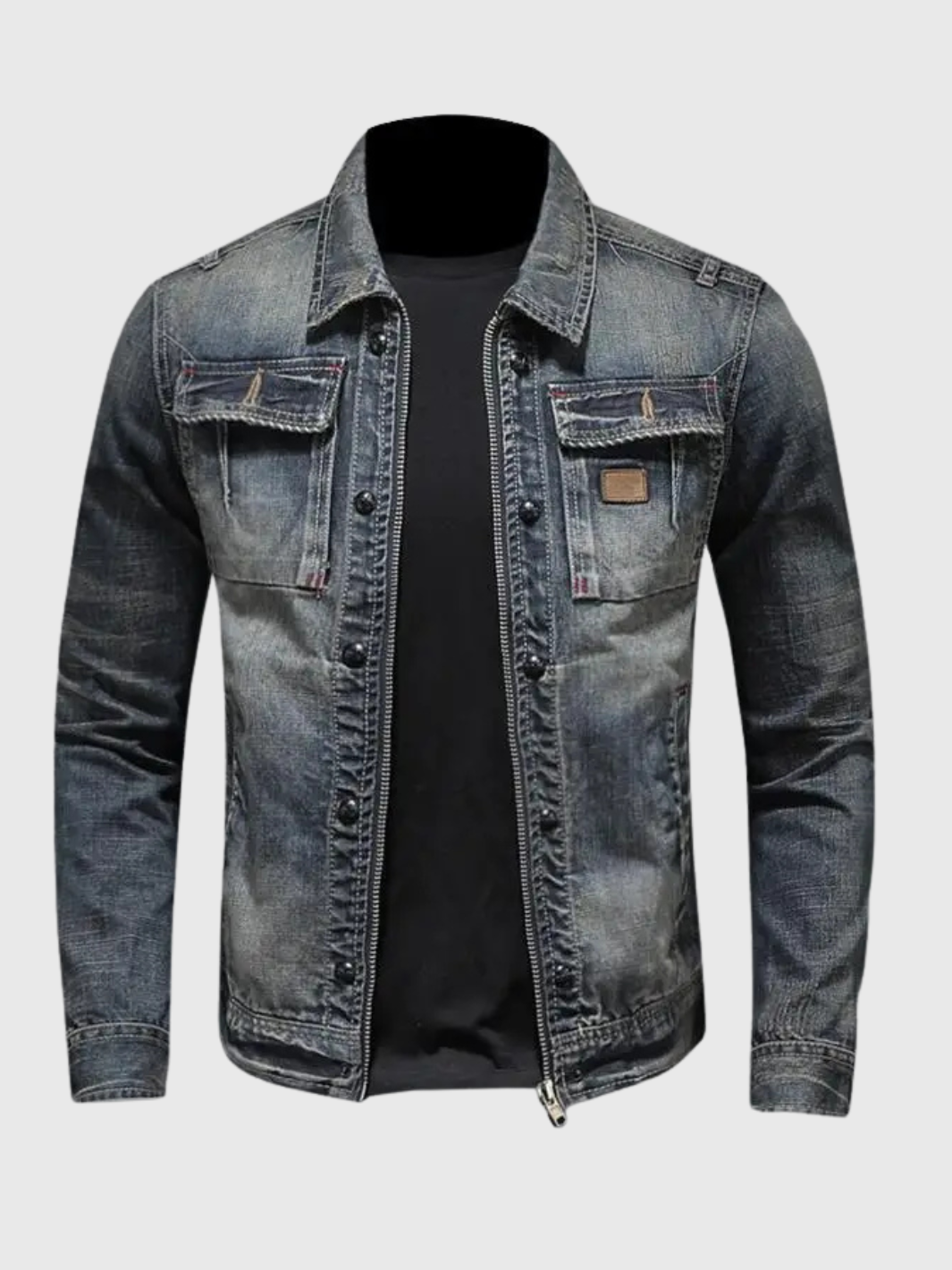 HELVIA – Veste en jean décontractée pour homme