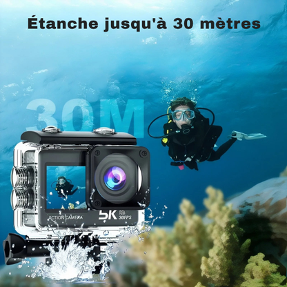 Caméra d’Action 5K pour Randonnée – Capturez vos aventures avec une précision exceptionnelle | Helvia