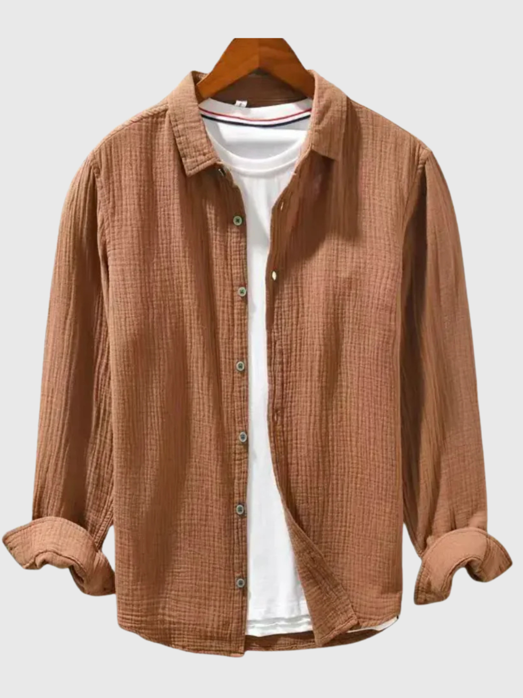 HELVIA - CHEMISE ÉLÉGANTE EN COTON DOUX COMME DE LA SOIE