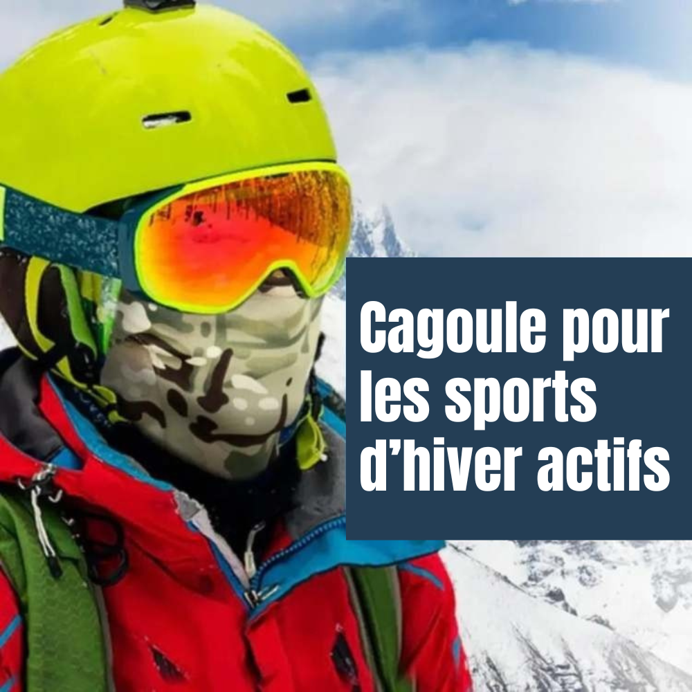 Cagoule en polaire coupe-vent - restez à l’aise dehors en hiver