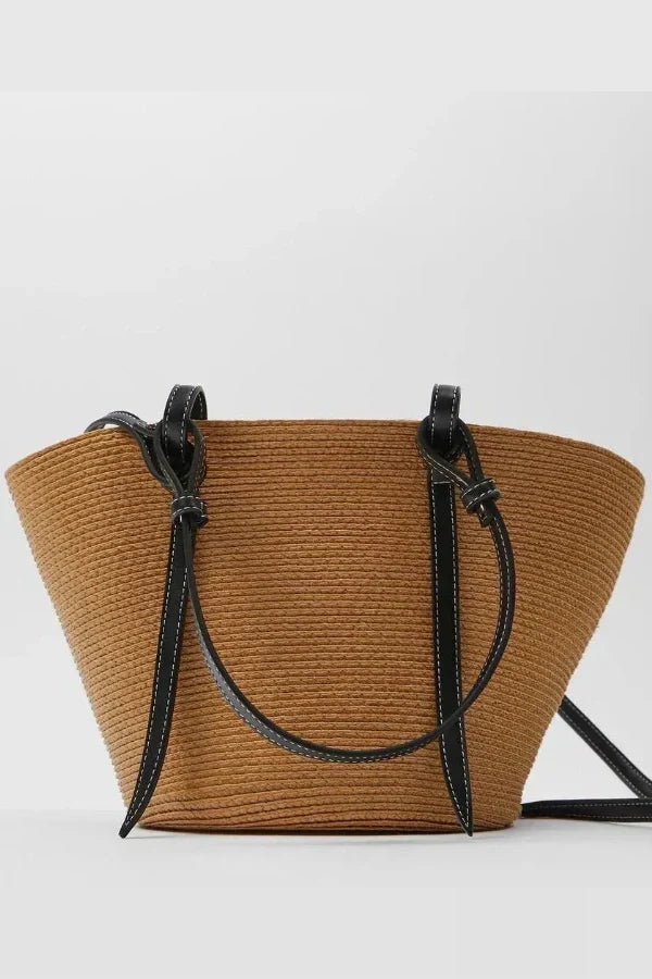 Sac Tote en Cuir Marron | Élégant et Spacieux pour Toutes les Occasions