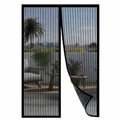 Magnetischer Polyester-Insektenschutzvorhang – freihändiger Durchgang