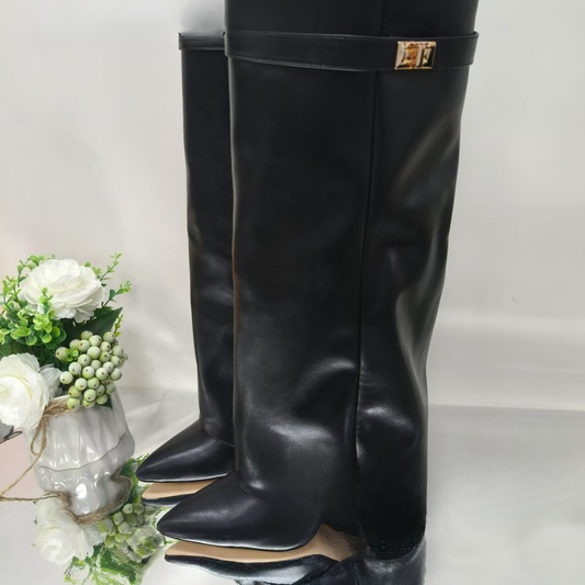 Bottes Noires Confortables pour Femmes | Style Élégant et Polyvalent