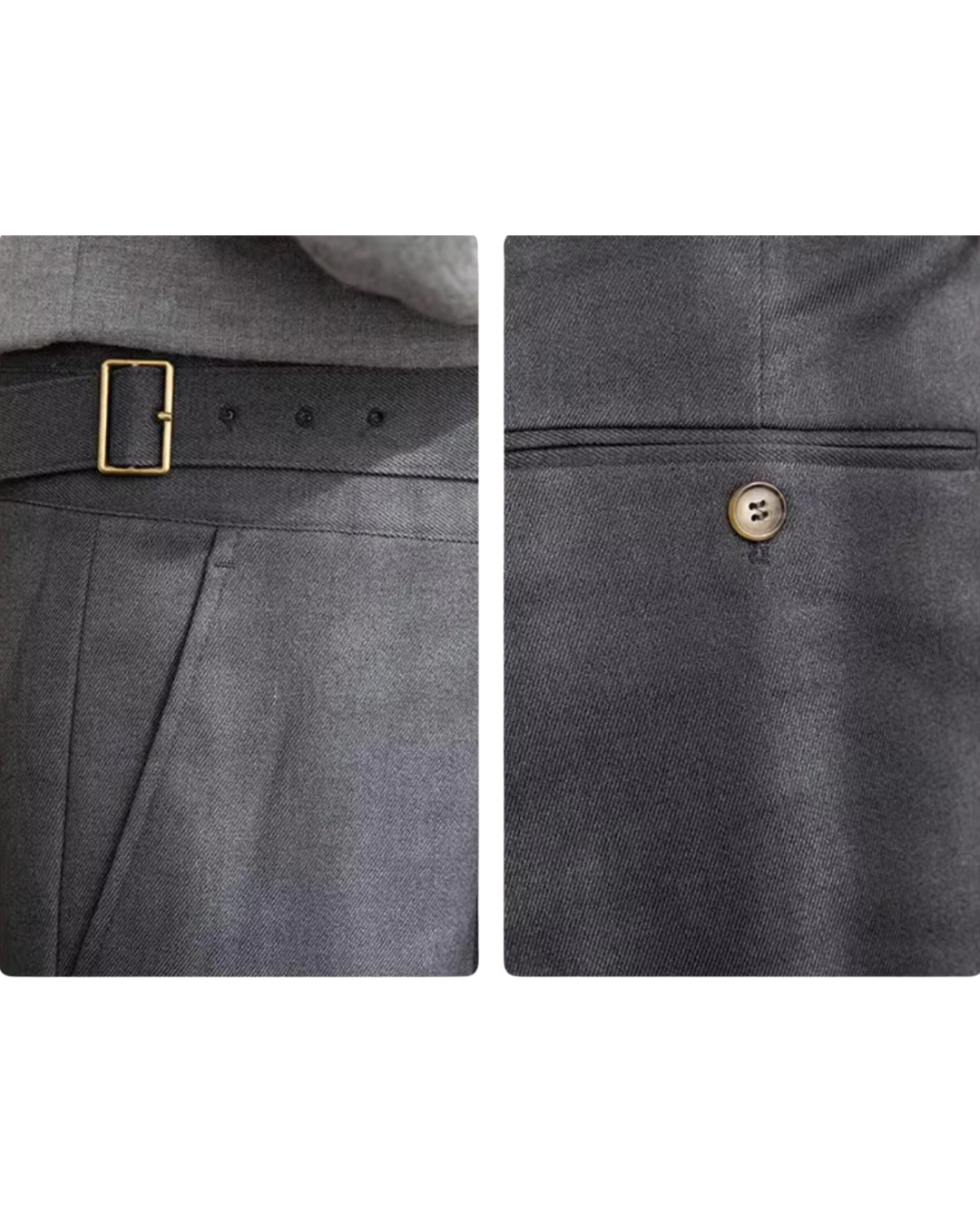 Pantalon Sur-Mesure Élégant pour Hommes | Polyvalent et Résistant aux Rides