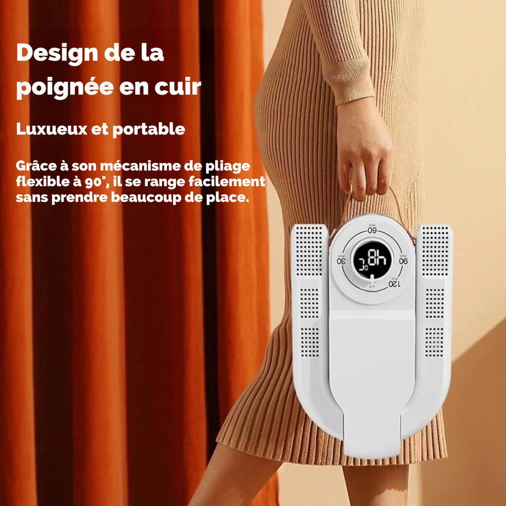 Sèche-chaussures électrique pliable 220 V - prêt après la pluie