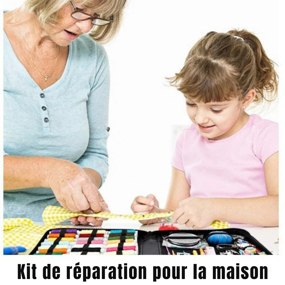 Kit de couture 226 pièces avec étui - vos retouches à portée de main