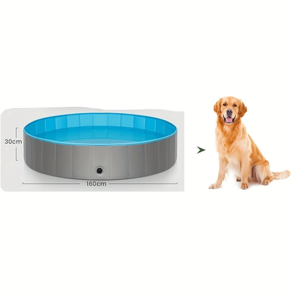 Faltbarer Hundepool 80 bis 160 cm – Abkühlung und Spielspaß im Freien
