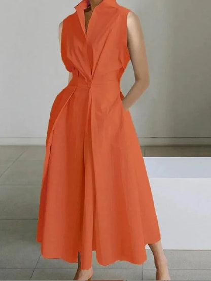 Robe Midi Chic pour Femme | Design A-Line et Confort Optimal