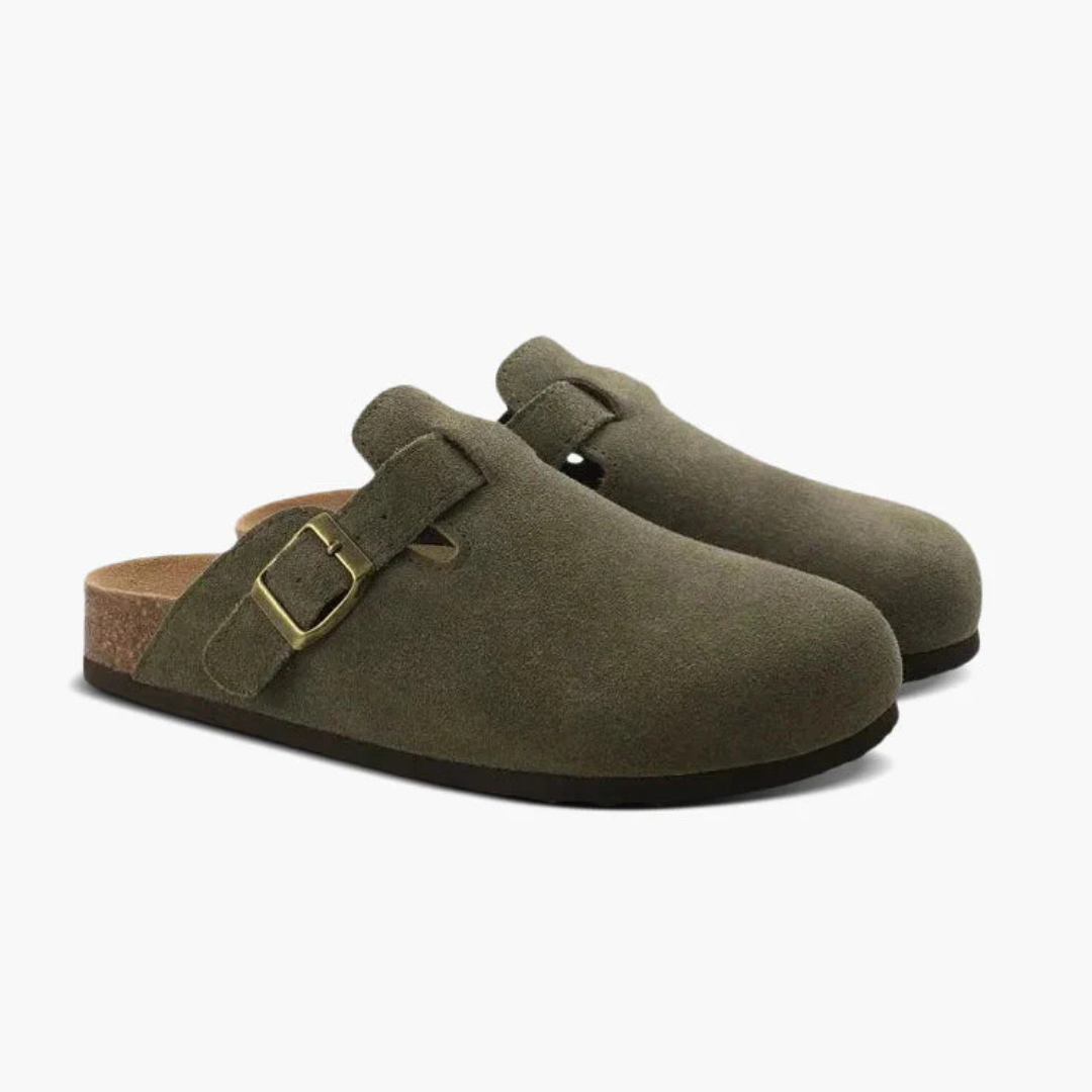 Sabots en daim Old Money