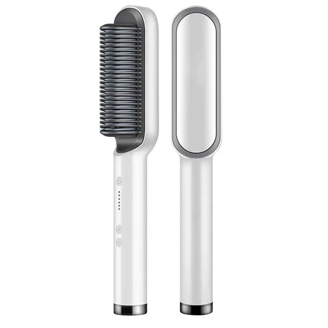 Brosse de Coiffage 2-en-1 | Technologie en Céramique et Réglages de Chaleur