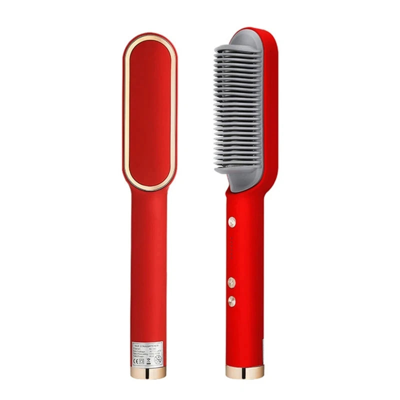 Brosse de Coiffage 2-en-1 | Technologie en Céramique et Réglages de Chaleur