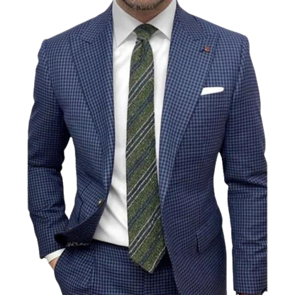 Veste Réversible à Rayures Bleues | Confort Élégant et Polyvalent