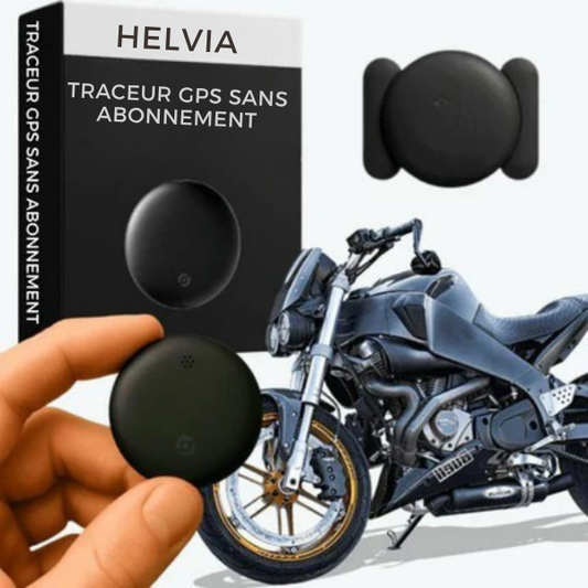 Helvia – Traceur GPS Moto Sans Abonnement, Compatible Android & iOS