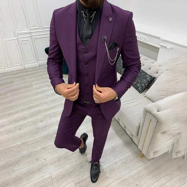 Costume Slim-Fit Élégant pour Hommes | Confort et Style pour Toutes Occasions