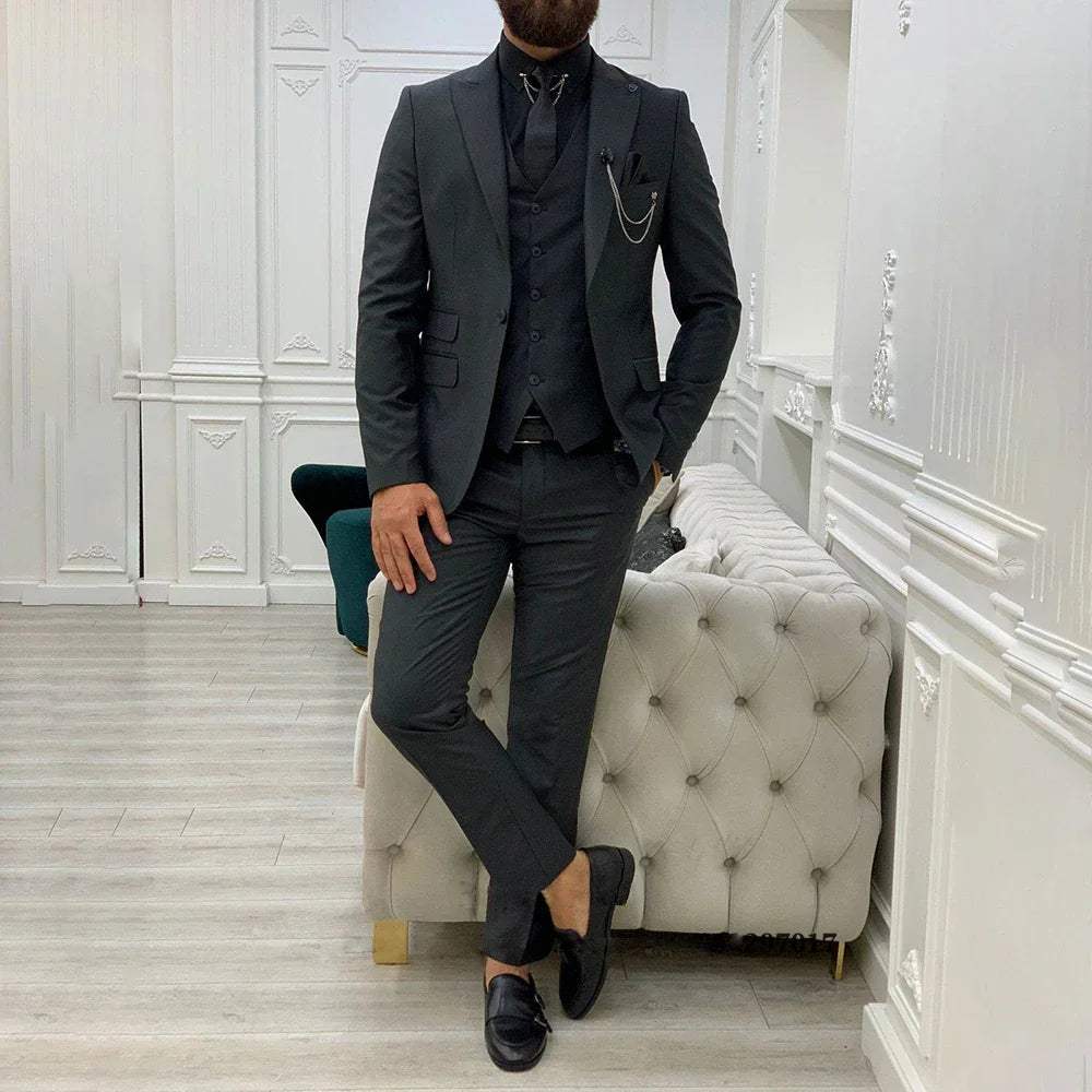 Costume Slim-Fit Élégant pour Hommes | Confort et Style pour Toutes Occasions