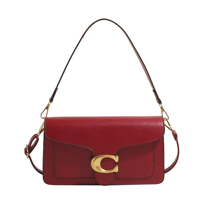 Sac à Épaule Minimaliste pour Femmes | Rangement Multi-couches et Style Neutre