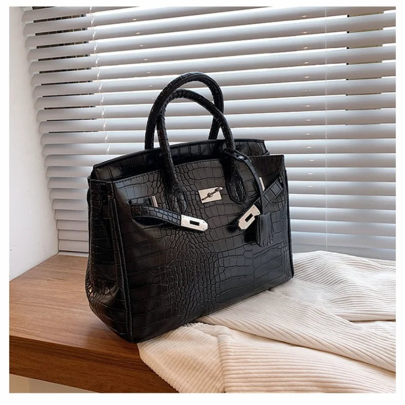Sac fourre-tout en Cuir PU | Spacieux et Ajustable pour Femmes