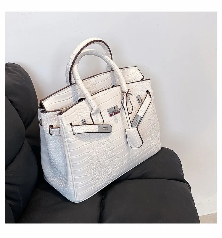 Sac fourre-tout en Cuir PU | Spacieux et Ajustable pour Femmes