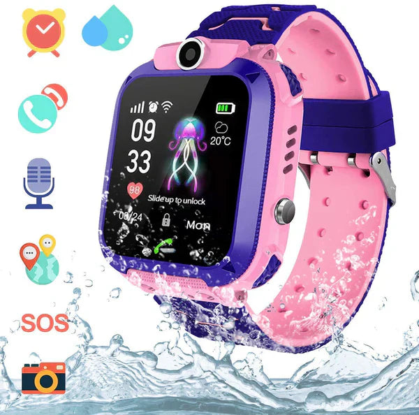 Montre GPS pour Enfants | Suivi en Temps Réel et Bouton SOS