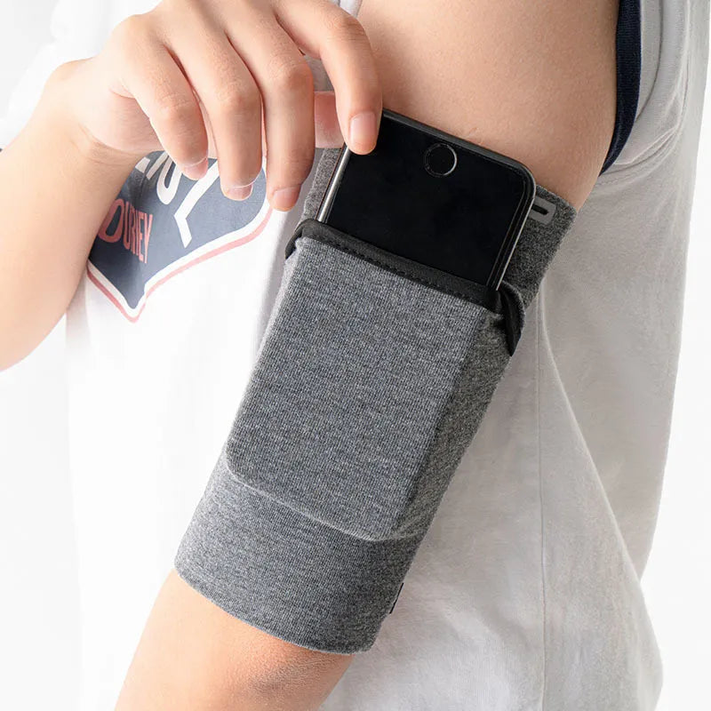 Support de Téléphone de Course Ajustable | Compartiment Pratique pour Écouteurs