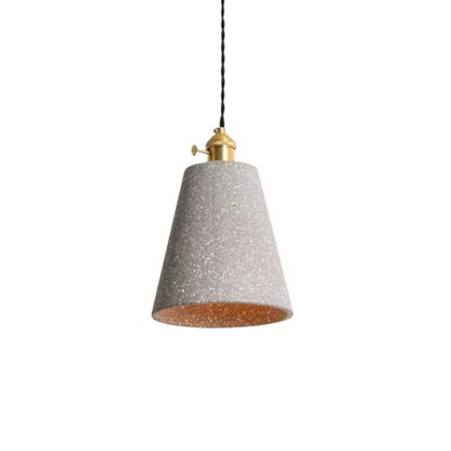 Lampe Suspendue en Béton Design | Élégance Industrielle et Cordon Réglable