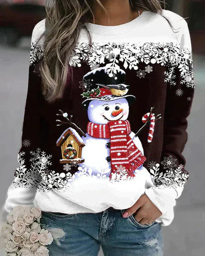 Pull Festif Bonhomme de Neige | Confortable et Chaud pour les Fêtes