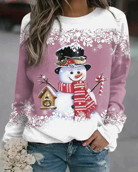 Pull Festif Bonhomme de Neige | Confortable et Chaud pour les Fêtes