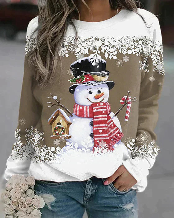 Pull Festif Bonhomme de Neige | Confortable et Chaud pour les Fêtes