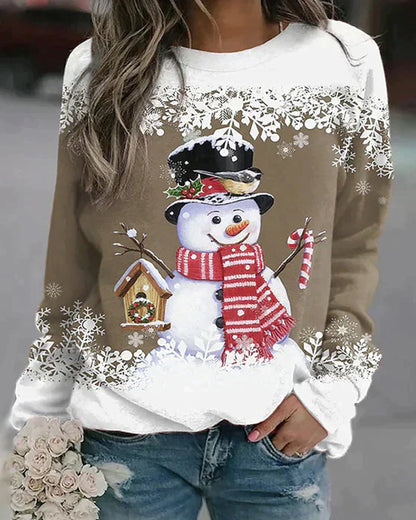 Pull Festif Bonhomme de Neige | Confortable et Chaud pour les Fêtes